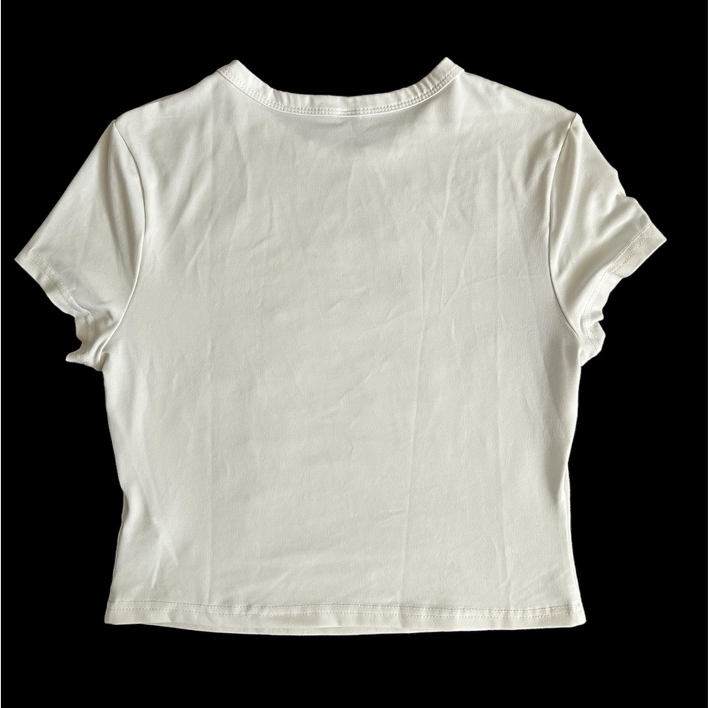 SHEIN Basic Solid Form Fitted Tee - Picture 4 of 5